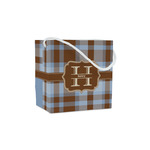 Two Color Plaid Party Favor Gift Bags (Personalized)