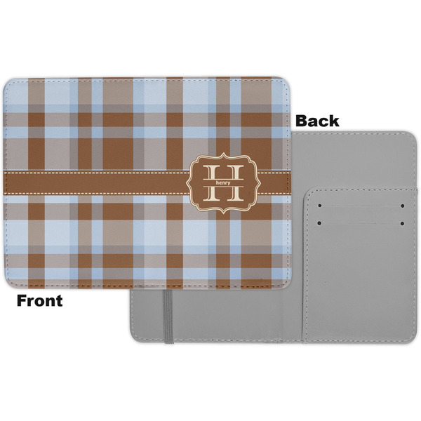 Two Color Plaid Passport Holder - Apvl