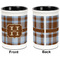 Two Color Plaid Pencil Holder - Black - approval