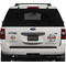 Two Color Plaid Personalized Car Magnets on Ford Explorer