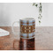 Two Color Plaid Personalized Coffee Mug - Lifestyle