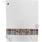 Two Color Plaid Personalized Golf Towel