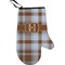 Two Color Plaid Oven Mitt (Personalized)