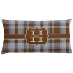 Two Color Plaid Pillow Case - King (Personalized)