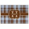 Two Color Plaid Personalized Placemat