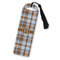 Two Color Plaid Plastic Bookmarks - Front