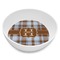 Two Color Plaid Melamine Bowl - Side and center