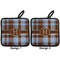 Two Color Plaid Pot Holders - Set of 2 APPROVAL