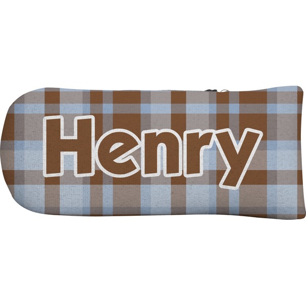 Two Color Plaid Putter Cover (Front)