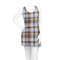 Two Color Plaid Racerback Dress - On Model - Front
