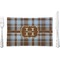 Two Color Plaid Rectangular Dinner Plate