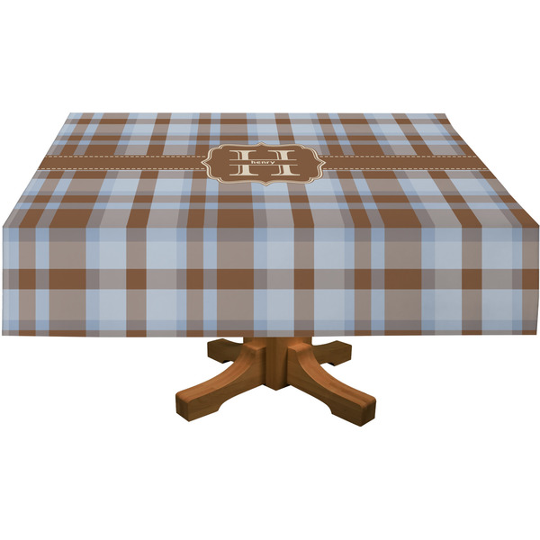 Two Color Plaid Rectangular Tablecloths (Personalized)