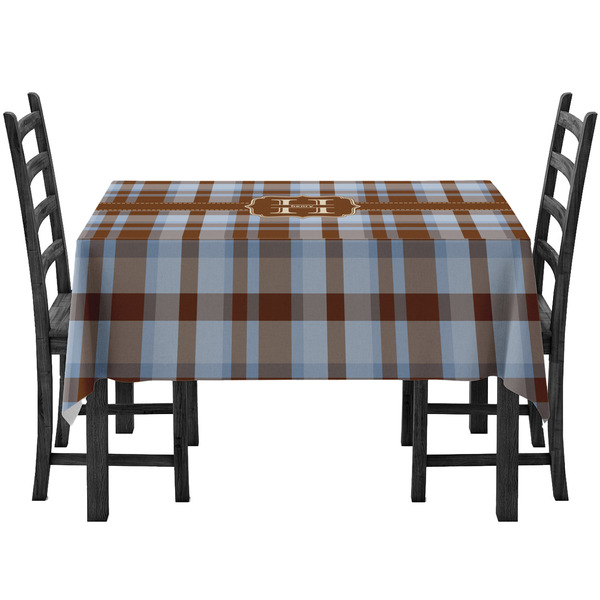 Custom Two Color Plaid Tablecloth (Personalized)