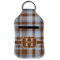 Two Color Plaid Sanitizer Holder Keychain - Small (Front Flat)