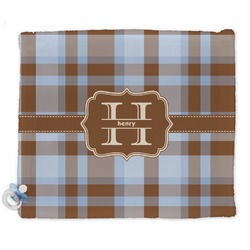 Two Color Plaid Security Blanket - Single Sided (Personalized)