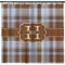 Two Color Plaid Shower Curtain (Personalized) (Non-Approval)