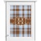Two Color Plaid Single Cabinet Decal
