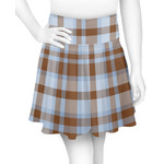 Two Color Plaid Skater Skirt (Personalized)