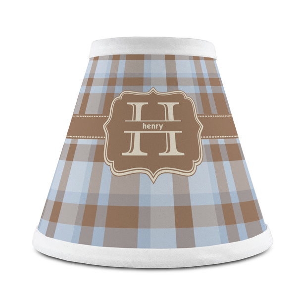 Custom Two Color Plaid Chandelier Lamp Shade (Personalized)
