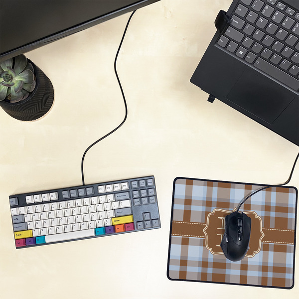 Two Color Plaid Small Gaming Mats - LIFESTYLE
