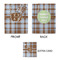 Two Color Plaid Small Gift Bag - Approval