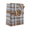 Two Color Plaid Small Gift Bag - Front/Main