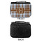 Two Color Plaid Small Travel Bag - APPROVAL