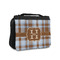 Two Color Plaid Small Travel Bag - FRONT