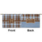 Two Color Plaid Small Zipper Pouch Approval (Front and Back)