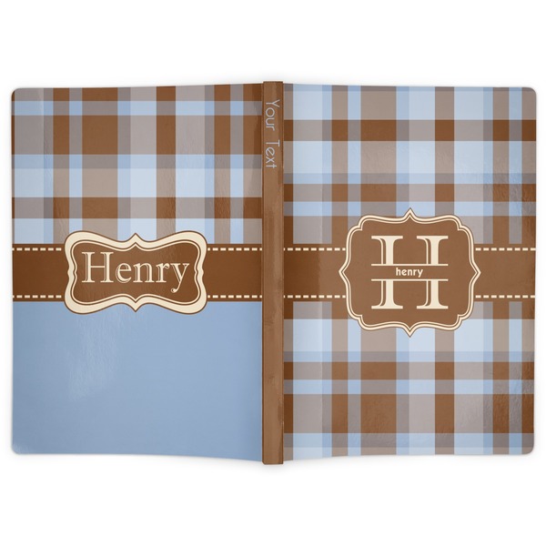 Two Color Plaid Soft Cover Journal - Apvl