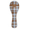 Two Color Plaid Ceramic Spoon Rest (Personalized)