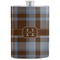 Two Color Plaid Stainless Steel Flask