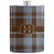 Two Color Plaid Stainless Steel Flask (Personalized)