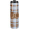 Two Color Plaid Stainless Steel Tumbler 20 Oz - Front