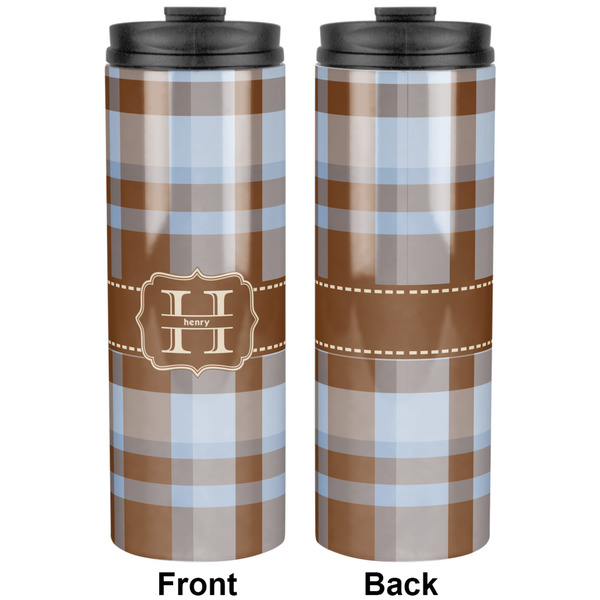 Two Color Plaid Stainless Steel Tumbler - Apvl