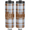 Two Color Plaid Stainless Steel Tumbler - Apvl