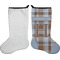 Two Color Plaid Stocking - Single-Sided - Approval