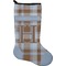 Two Color Plaid Stocking - Single-Sided