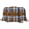 Two Color Plaid String Backpack - MAIN