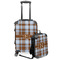 Two Color Plaid Suitcase Set 4 - MAIN