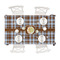 Two Color Plaid Tablecloths (58"x102") - TOP VIEW