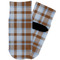 Two Color Plaid Toddler Ankle Socks