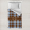 Two Color Plaid Toddler Duvet Cover Only