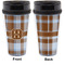 Two Color Plaid Travel Mug Approval (Personalized)