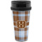 Two Color Plaid Acrylic Travel Mug without Handle (Personalized)