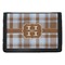 Two Color Plaid Trifold Wallet (Personalized)