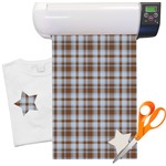 Two Color Plaid Heat Transfer Vinyl Sheet (12"x18")