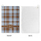 Two Color Plaid Waffle Weave Golf Towel - Approval