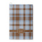Two Color Plaid Waffle Weave Golf Towel - Front/Main