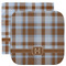 Two Color Plaid Washcloth / Face Towels